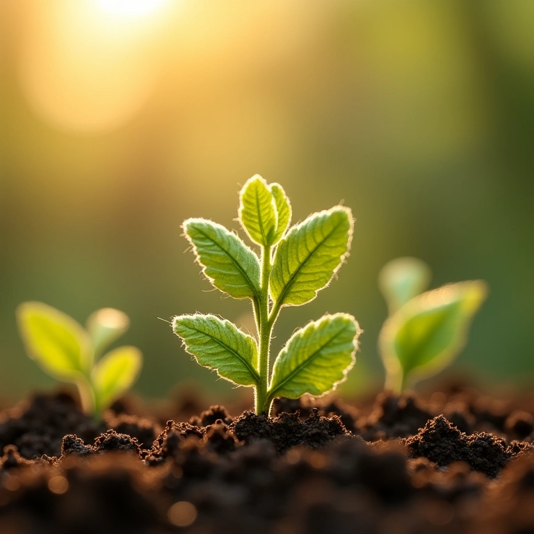 Sementes para plantar em embalagens de crochê amigurumi.