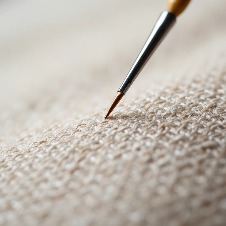 Tecido de linho ideal para bordado russo em amigurumi.