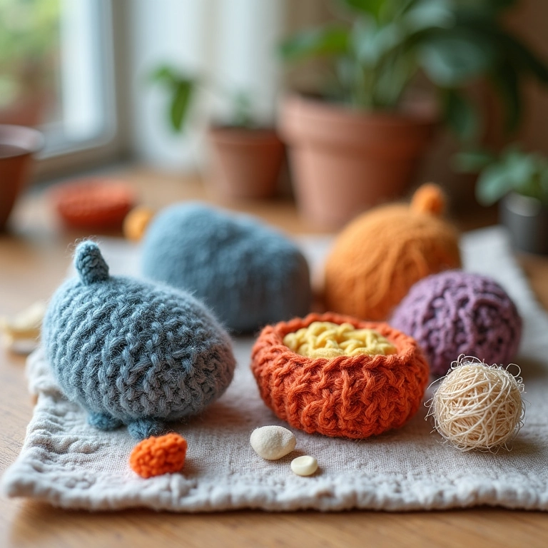 Texturas únicas em amigurumi.