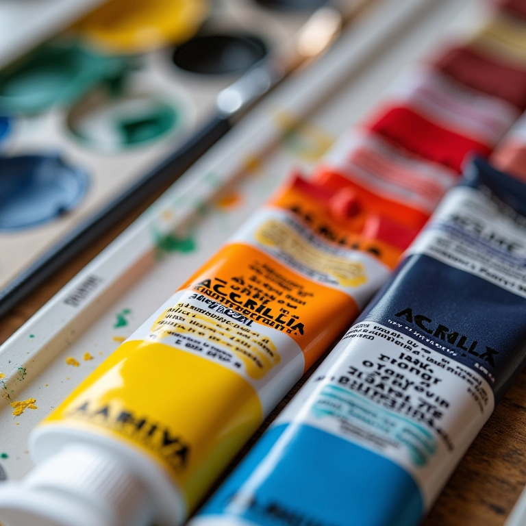 Tinta Acrílica Fosca da Acrilex, cores vibrantes e alta qualidade para artesanato.