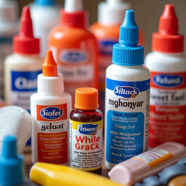 Tipos de cola para usar em enfeites de CD.