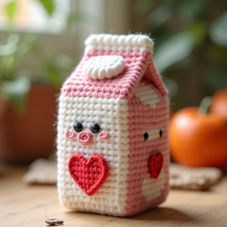 Variações criativas de carteiras de caixa de leite em crochê.