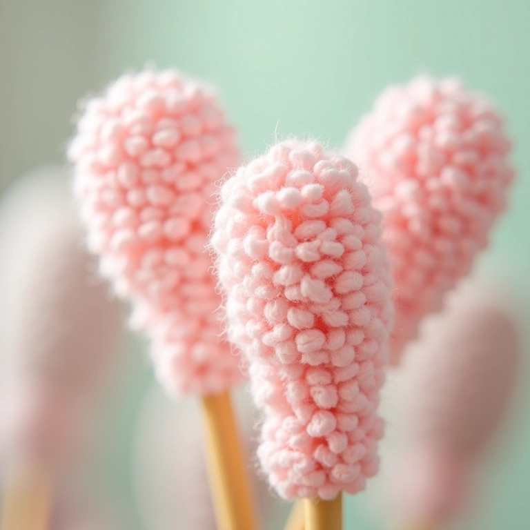Varinhas de bolha de sabão decoradas com crochê.