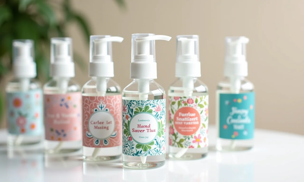 Álcool em gel personalizado como lembrancinha útil e moderna.