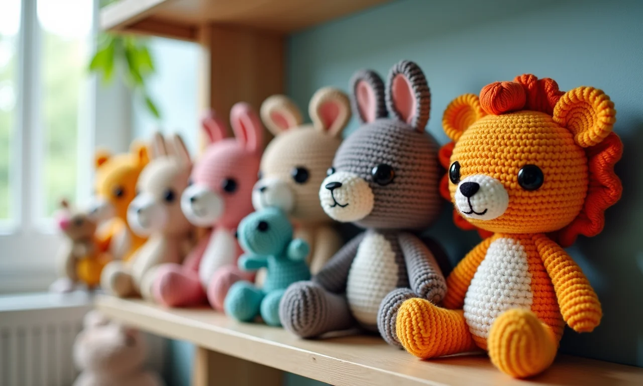 Amigurumis feitos com a técnica do anel mágico