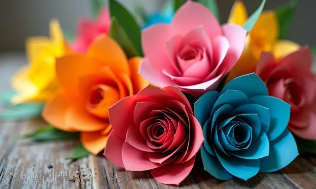 Flor de rolo de papel higiênico: como fazer Arranjo delicado de flores artesanais feitas com rolos de papel higiênico.