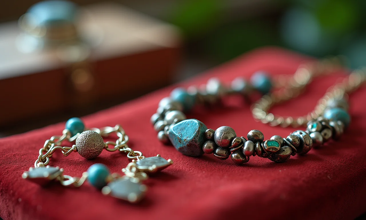 Bijuterias originais feitas com materiais reciclados.