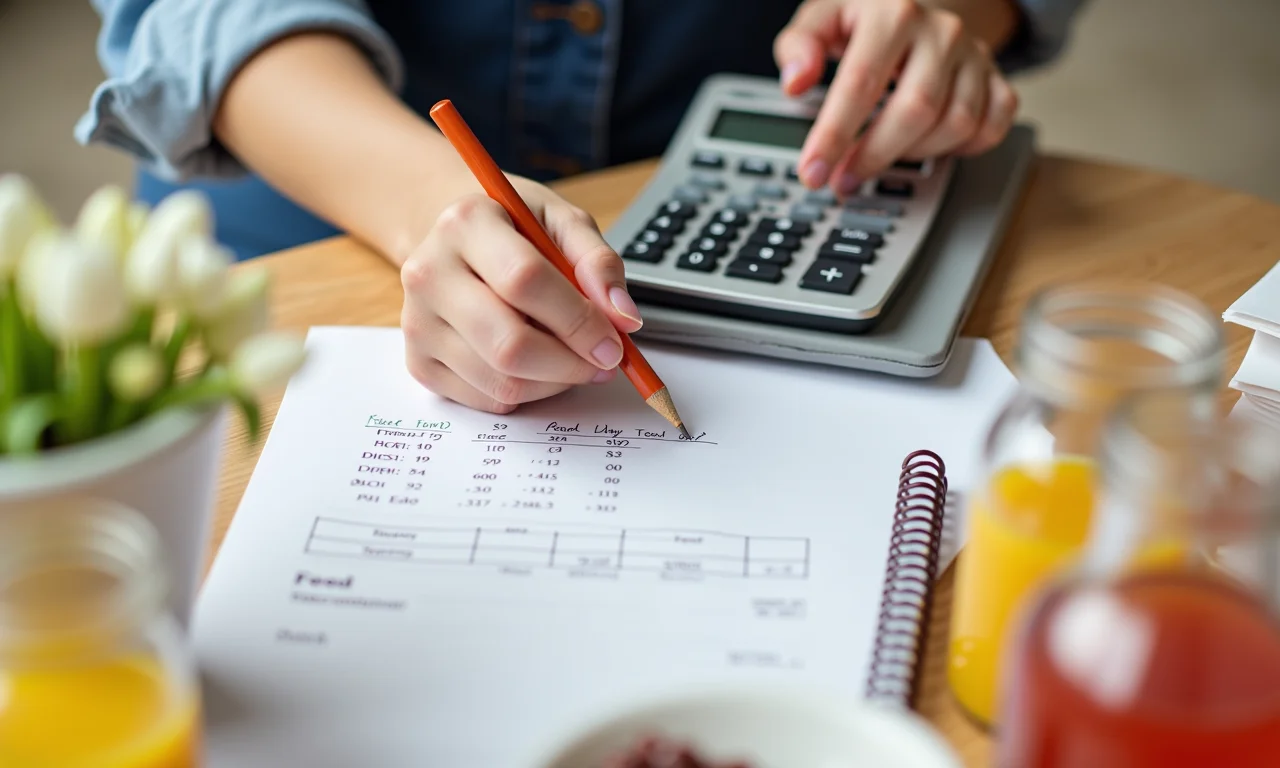 Calculando a quantidade de comida e bebida.