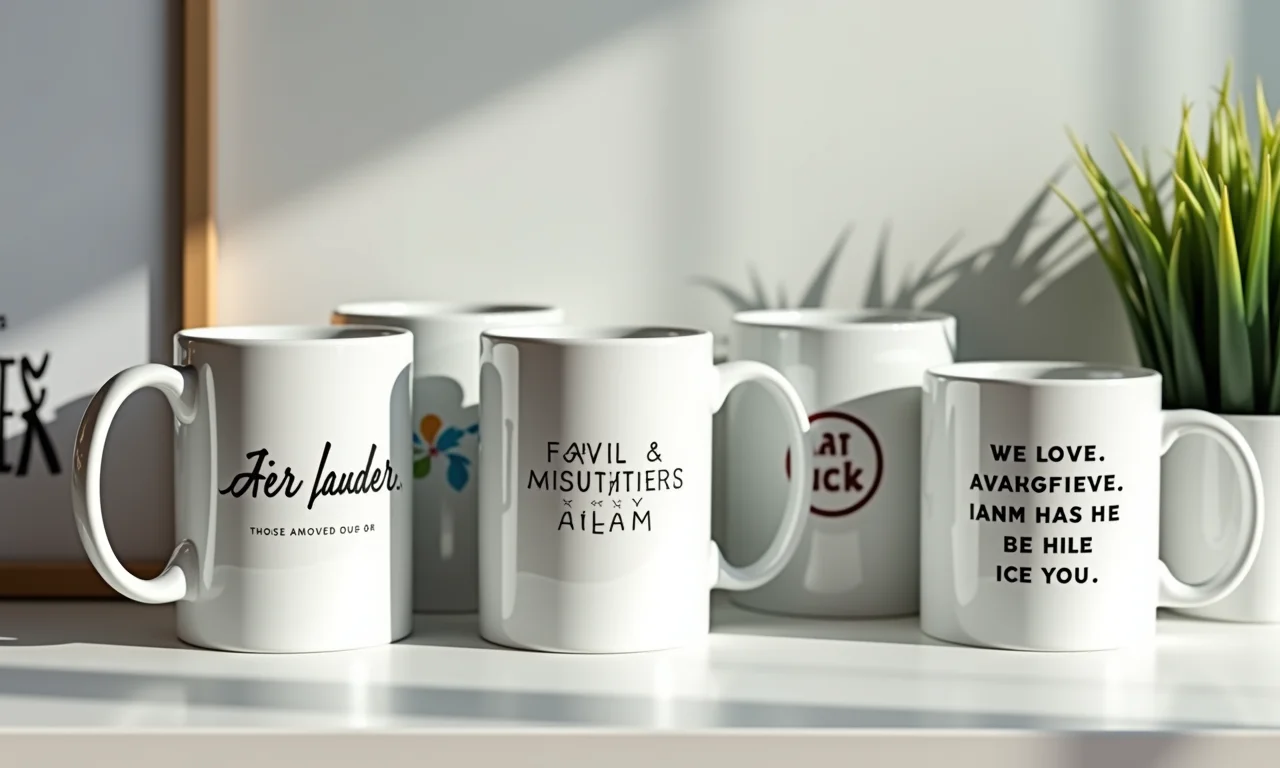 Canecas personalizadas como um clássico que funciona.