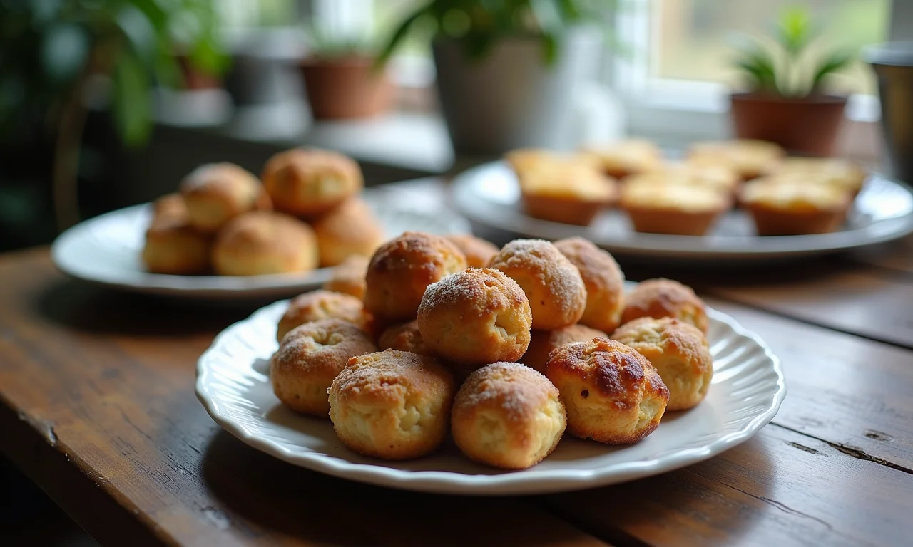 Comidinhas caseiras para chá de bebê.