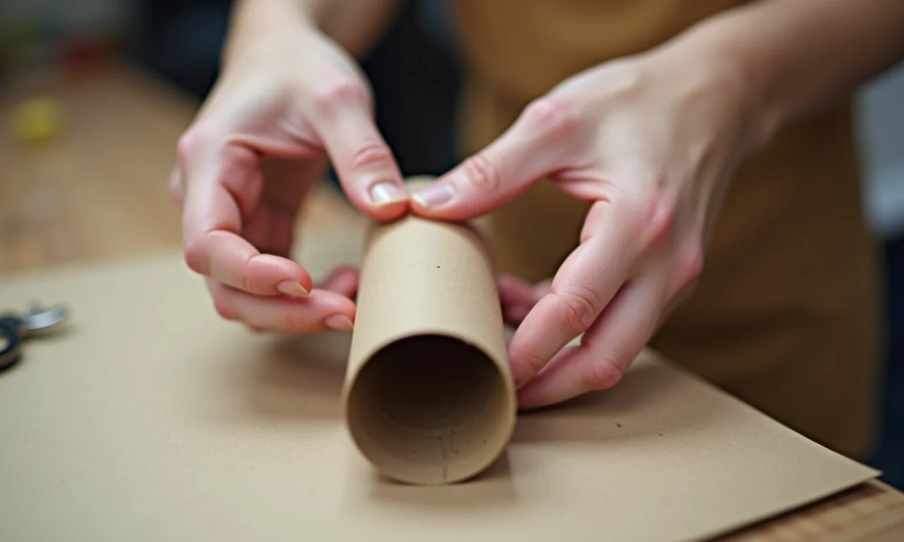 Como reforçar lembrancinhas de rolo de papel.