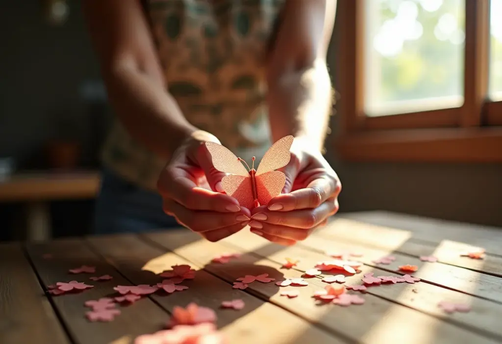 Lembrancinha de borboleta: Ideias fofas para encantar! Confete de borboleta artesanal para celebrações
