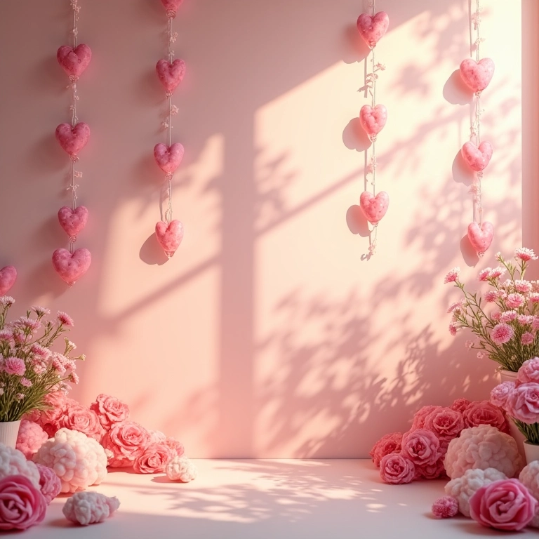 Decoração de chá de bebê com tema Chuva de Amor, delicada e romântica.