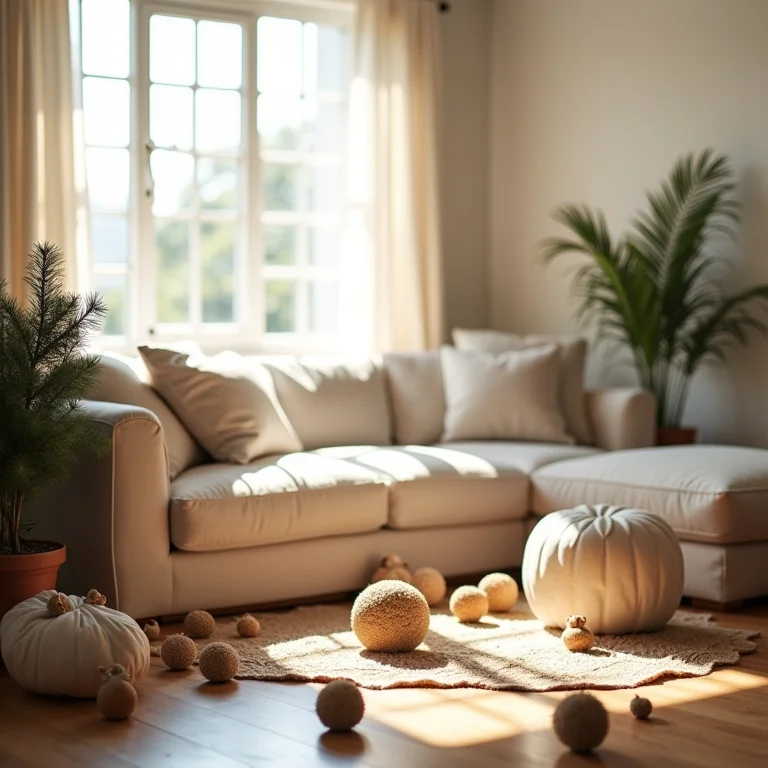 Decorações artesanais para a casa no Natal