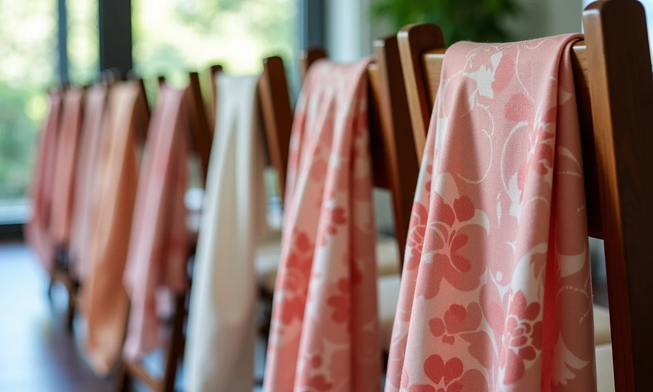 Echarpes ou lenços personalizados.