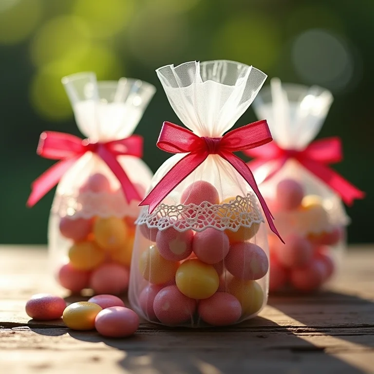 Embalagens surpresa para doces feitas com garrafas PET