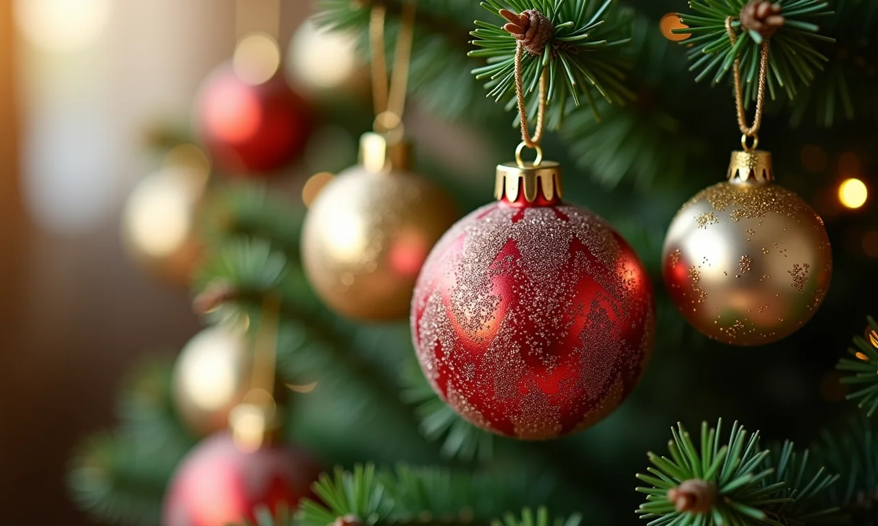 Enfeites de Natal sustentáveis feitos com garrafas PET.