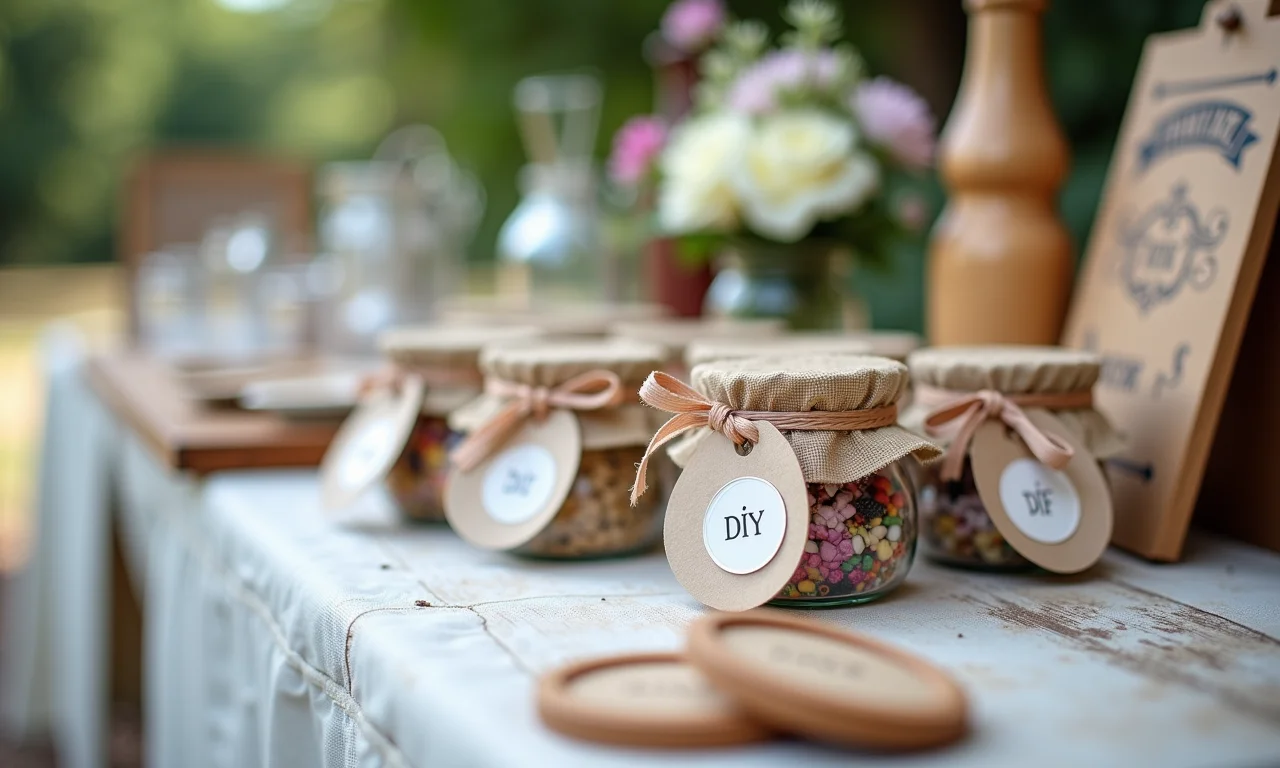 Estação DIY de lembrancinhas de casamento