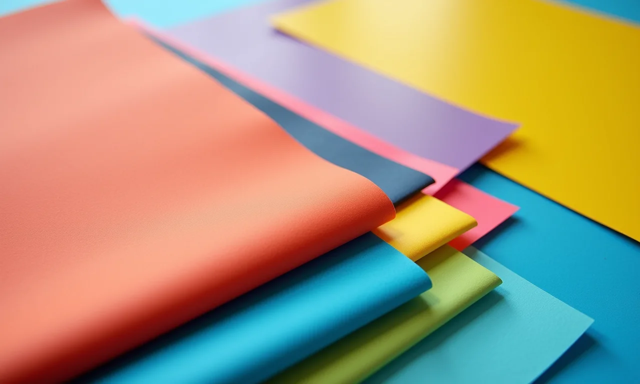 Folhas de EVA coloridas, material para artesanato.