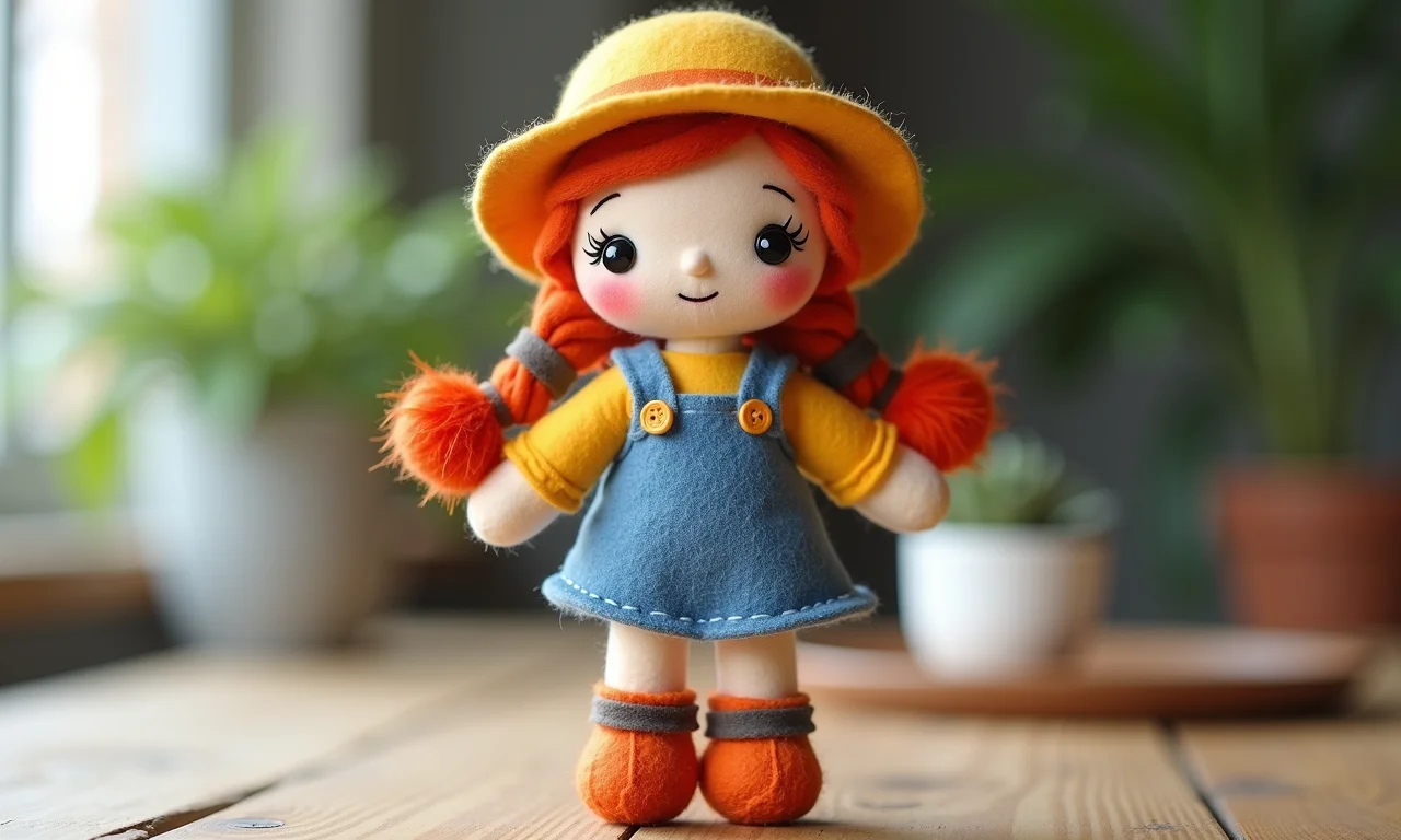 Galinha Pintadinha de feltro simples para iniciantes.