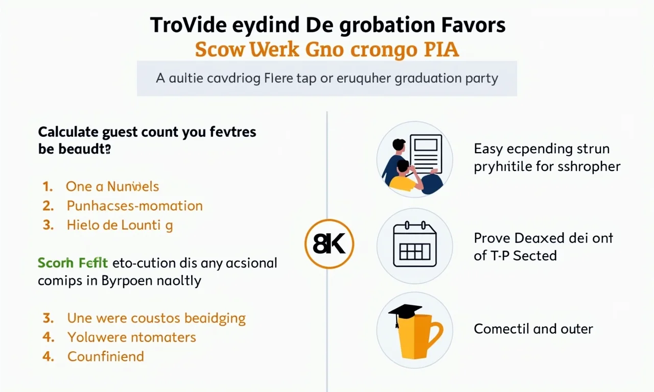 Infográfico mostrando como calcular a quantidade de lembrancinhas para formatura.