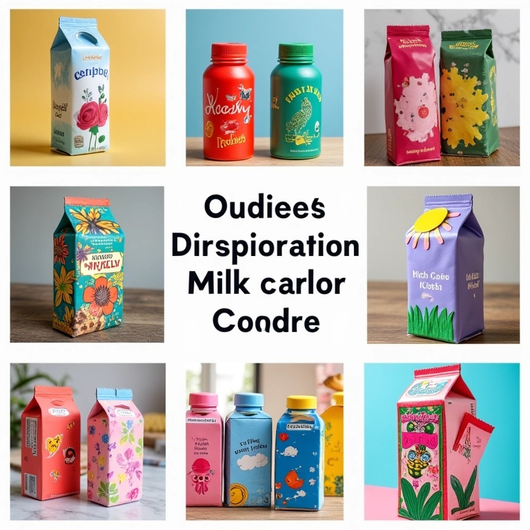 Inspiração para decorar lembrancinhas de Natal com caixas de leite.