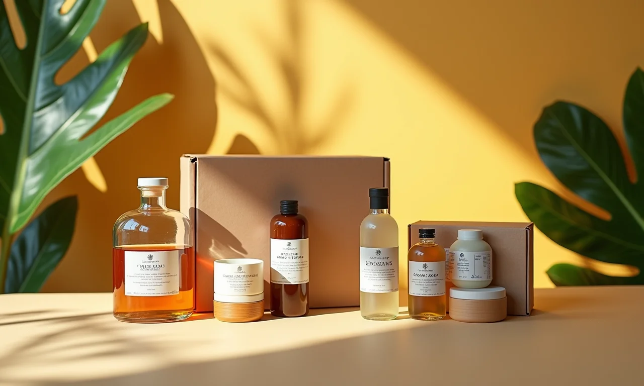 Kits personalizados de lembrancinhas corporativas com embalagem sustentável.