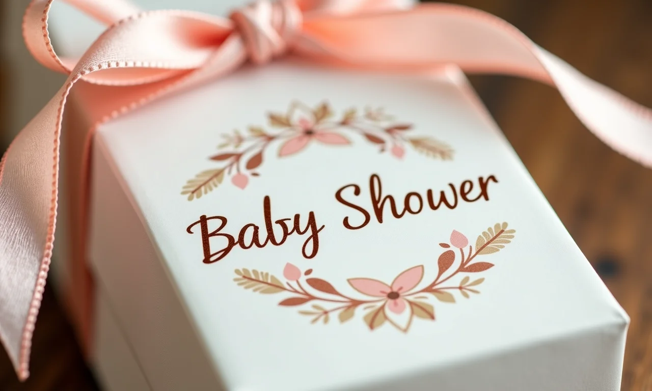 Lembrancinha personalizada com caligrafia elegante e fitas delicadas.