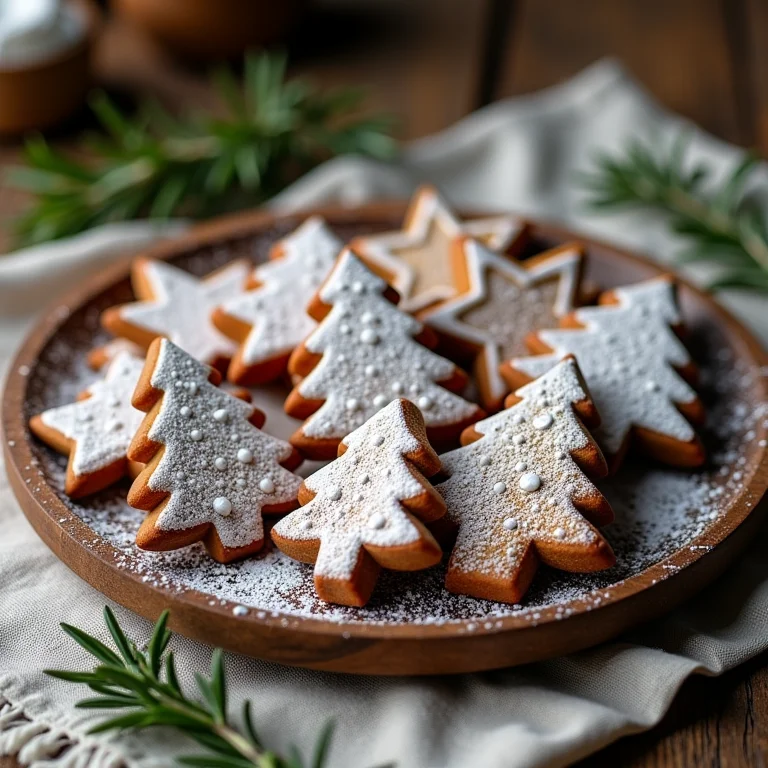 Lembrancinhas comestíveis de Natal: biscoitos de gengibre decorados