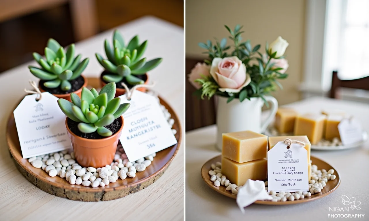 Lembrancinhas criativas e acessíveis.