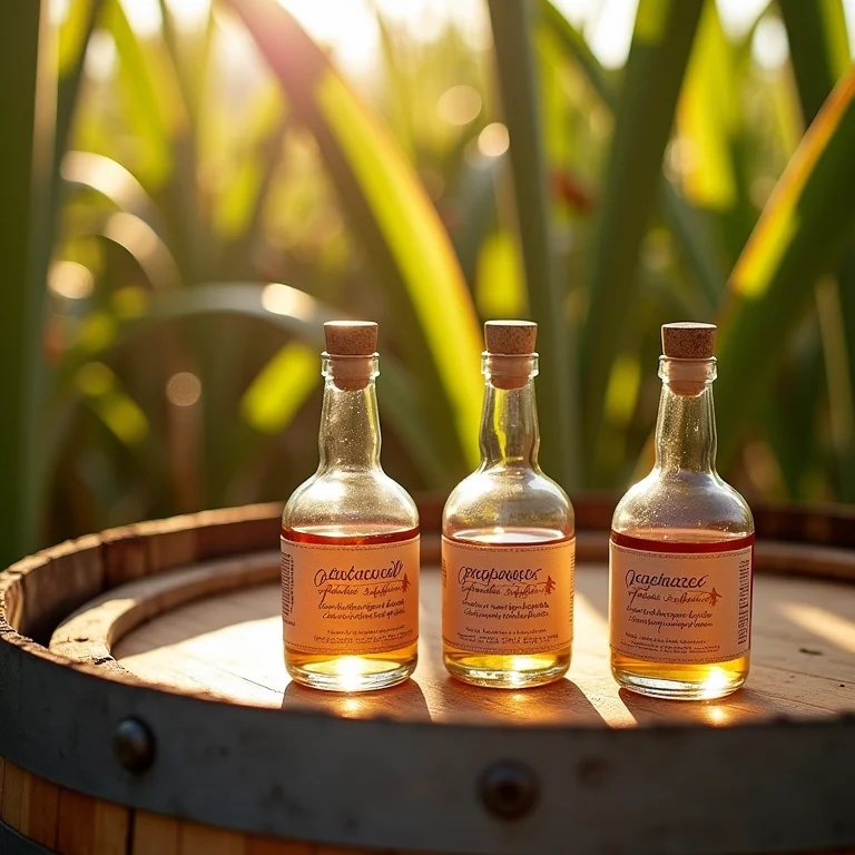 Lembrancinhas de casamento temáticas: mini garrafas de cachaça.