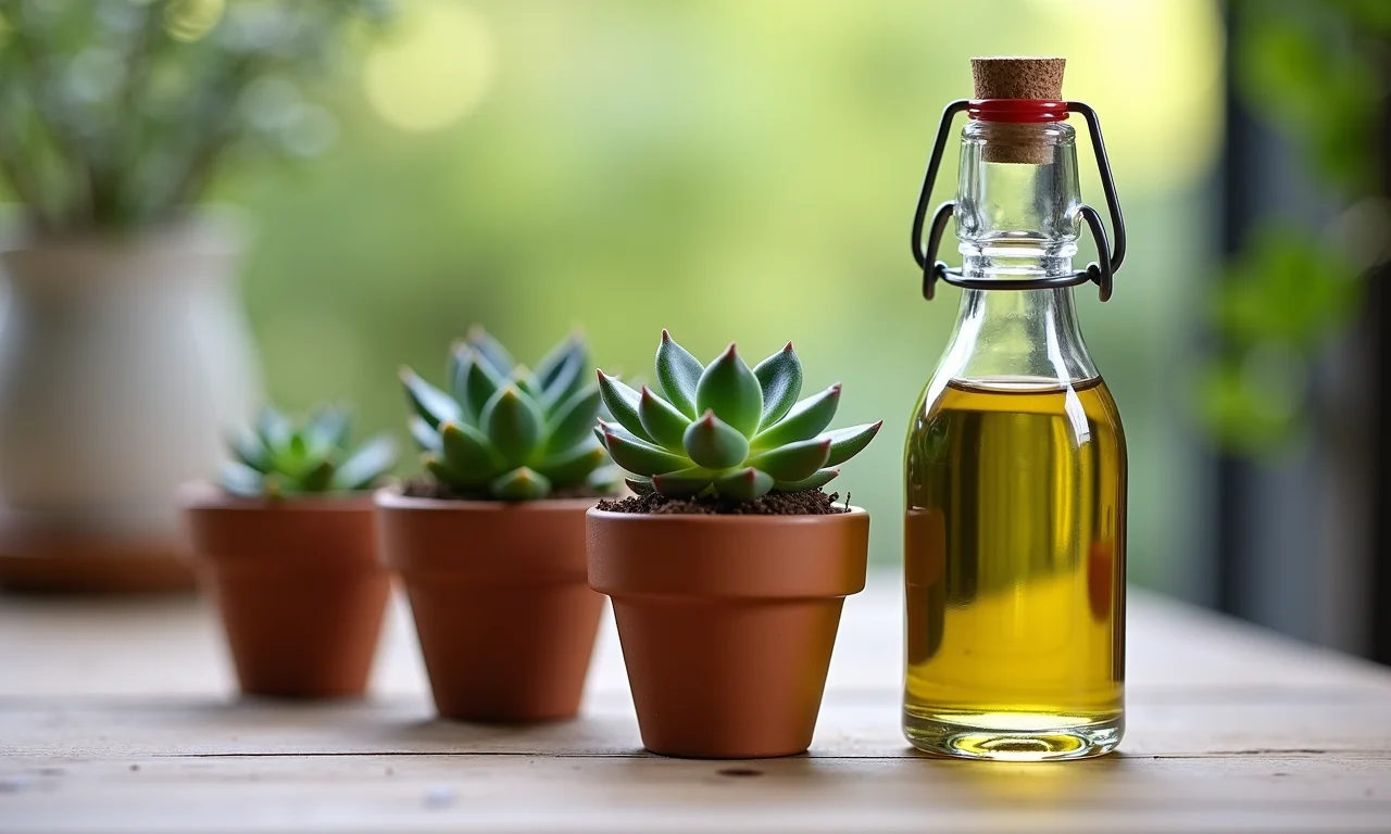 Lembrancinhas de casamento úteis: suculentas e azeite