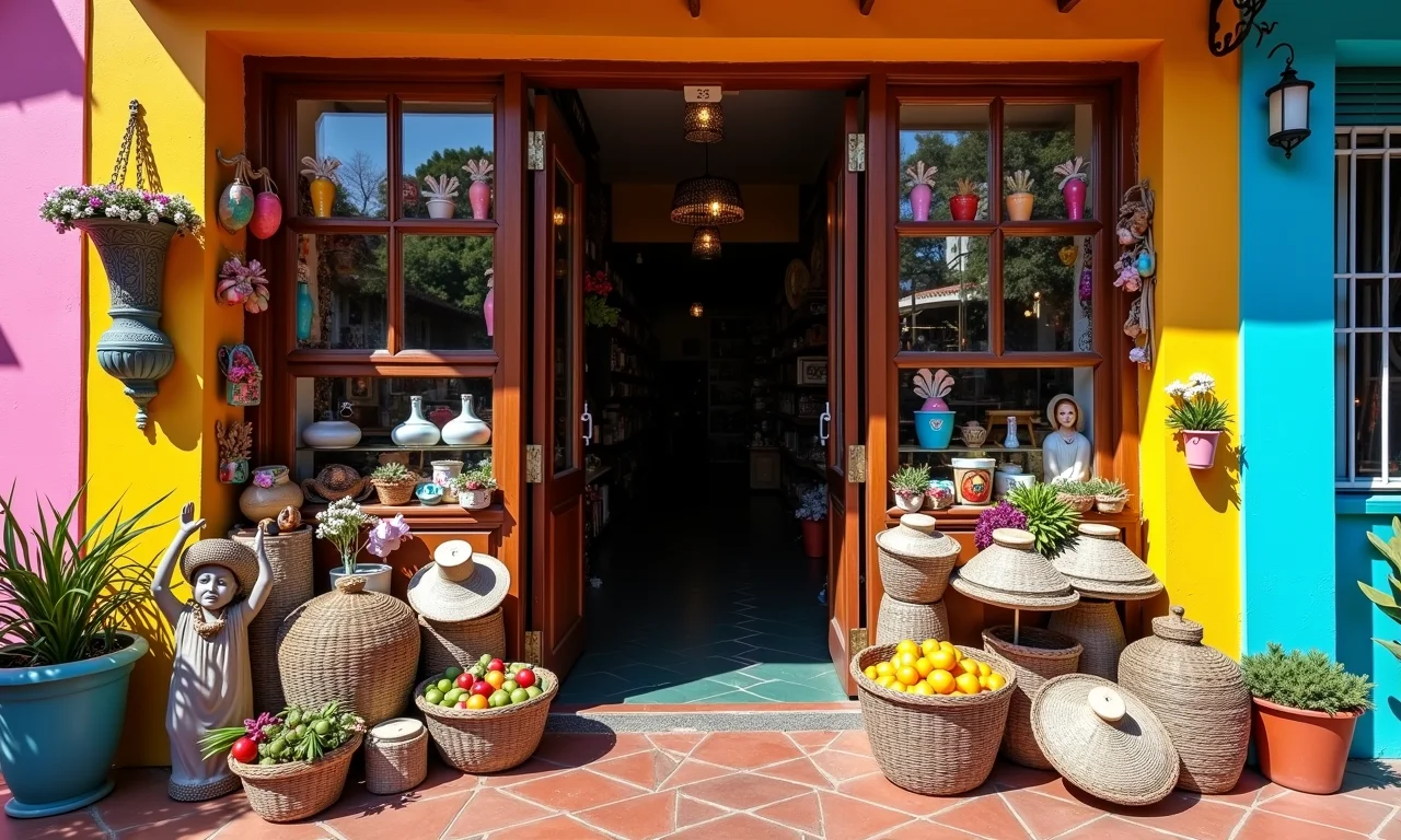 Loja de artesanato com lembrancinhas religiosas para Crisma.
