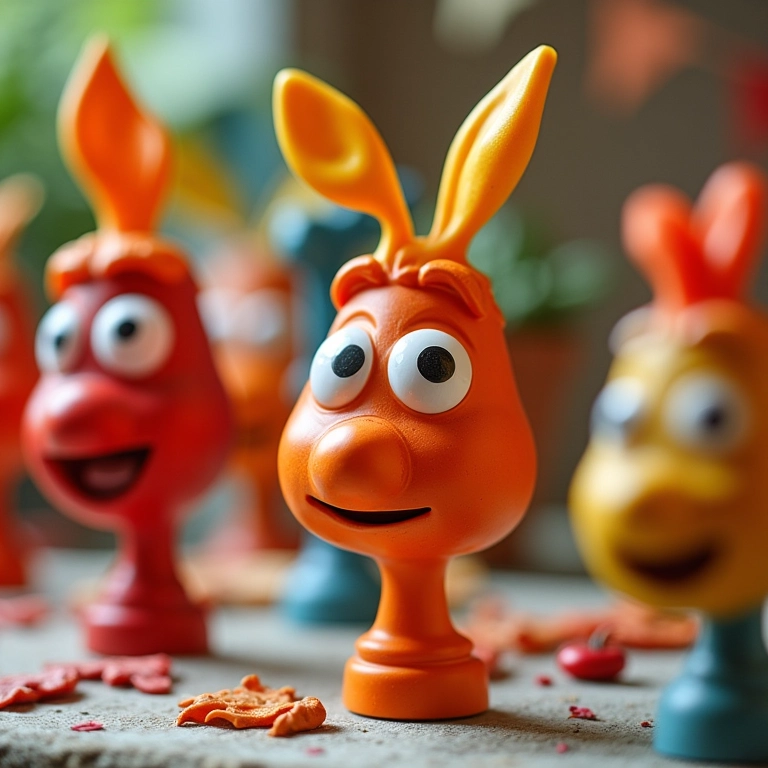 Máscaras dos personagens Patati Patatá.