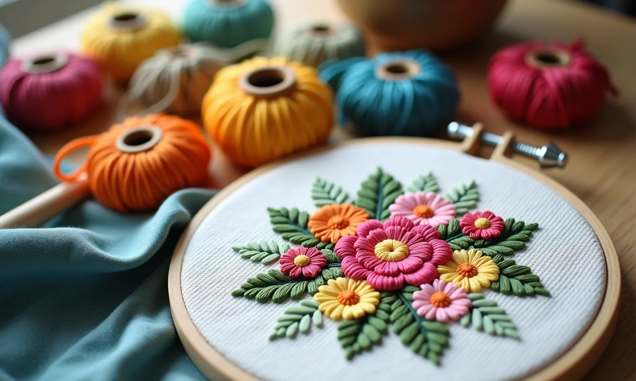 Materiais de alta qualidade para ponto cruz.