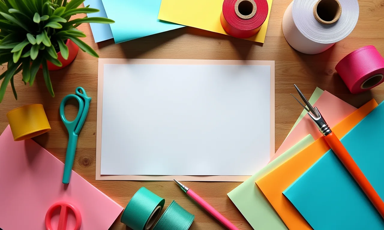 Materiais diversos para lembrancinhas de Natal.