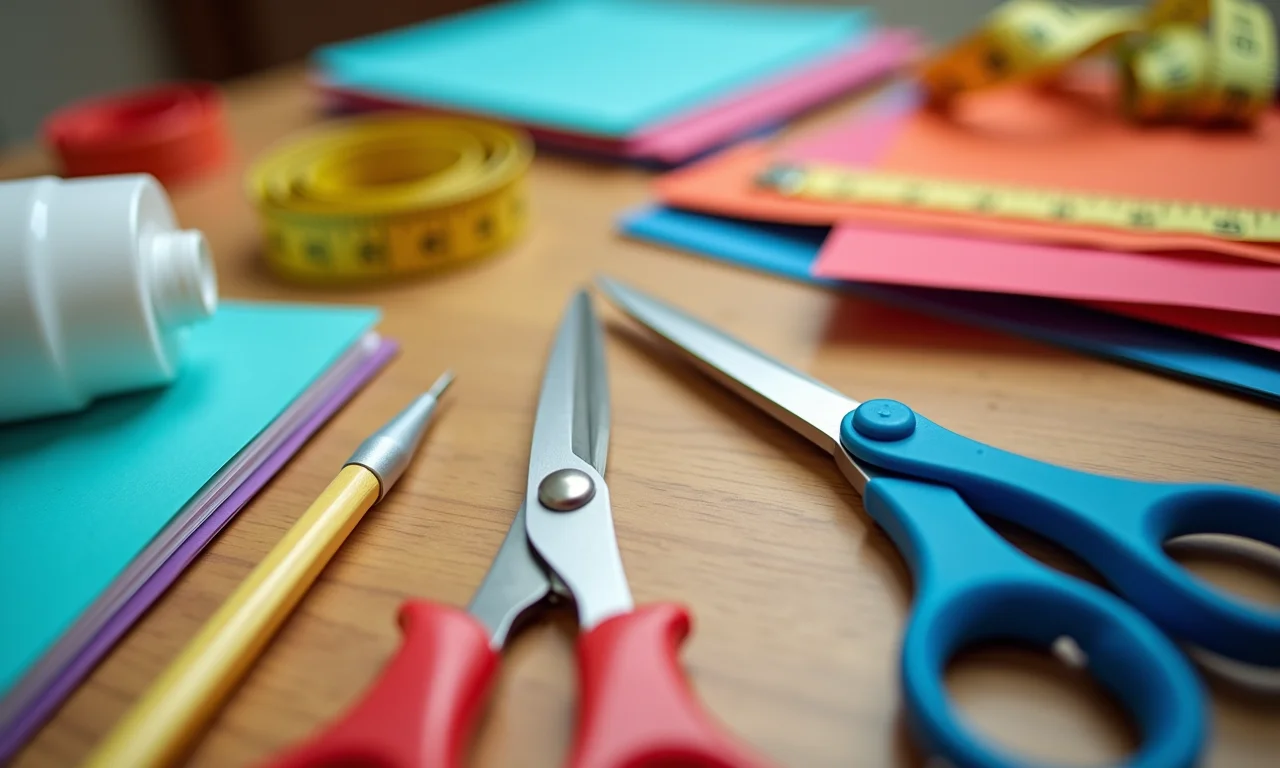 Materiais necessários para usar os moldes de chá de bebê.