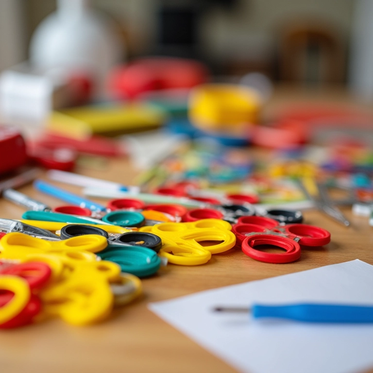 Materiais para fazer lembrancinhas do Mickey.