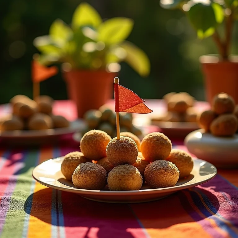 Mesa de doces simples e gostosa para chá de bebê.
