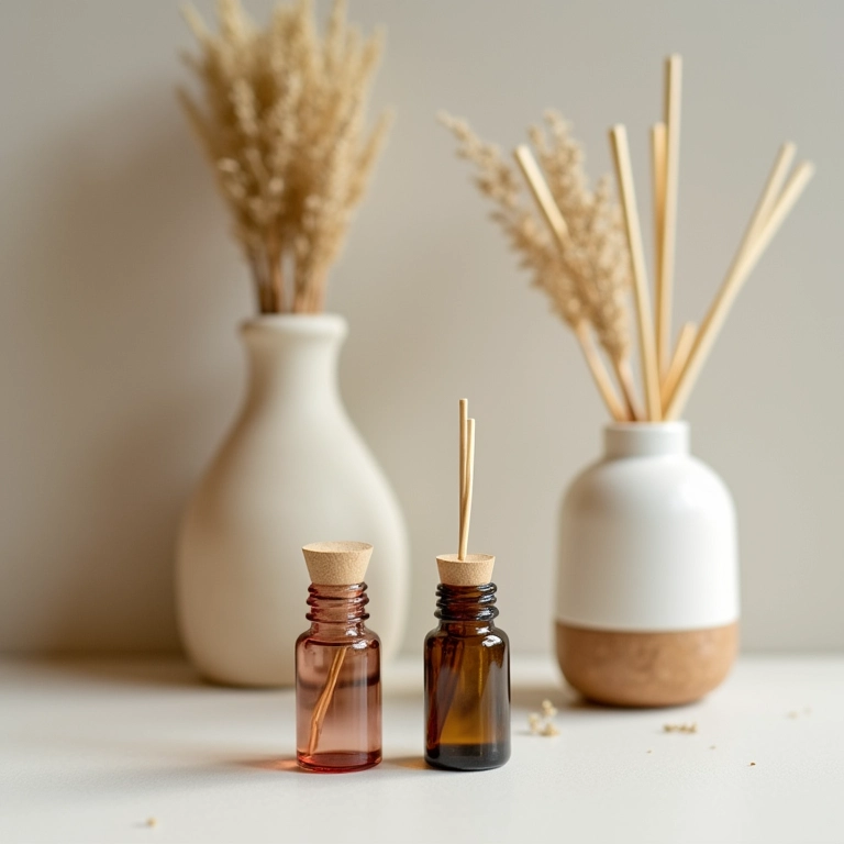 Mini aromatizadores de ambiente DIY como lembrancinhas de casamento.