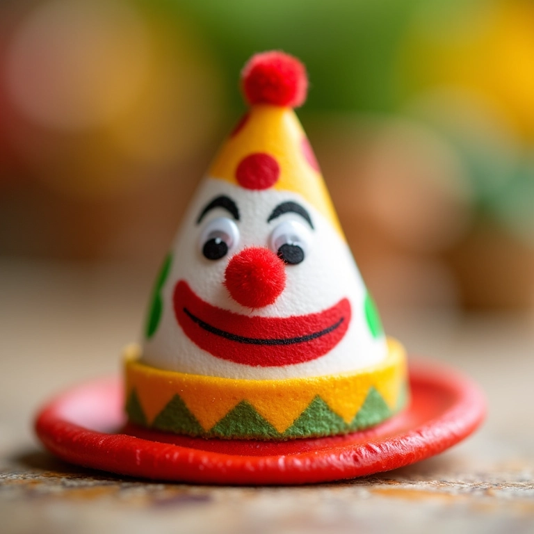 Mini chapéu de palhaço Patati Patatá.