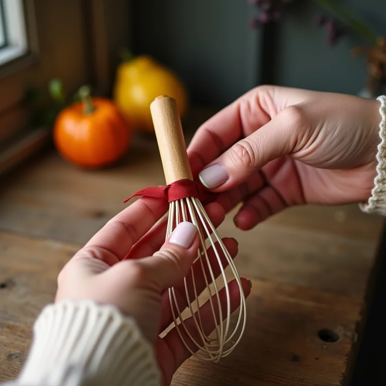 Mini utensílios de cozinha temáticos como lembrancinha