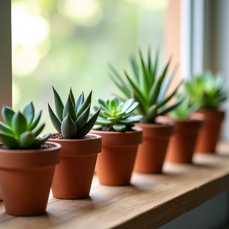 Mini vasinhos de suculentas como lembrancinha