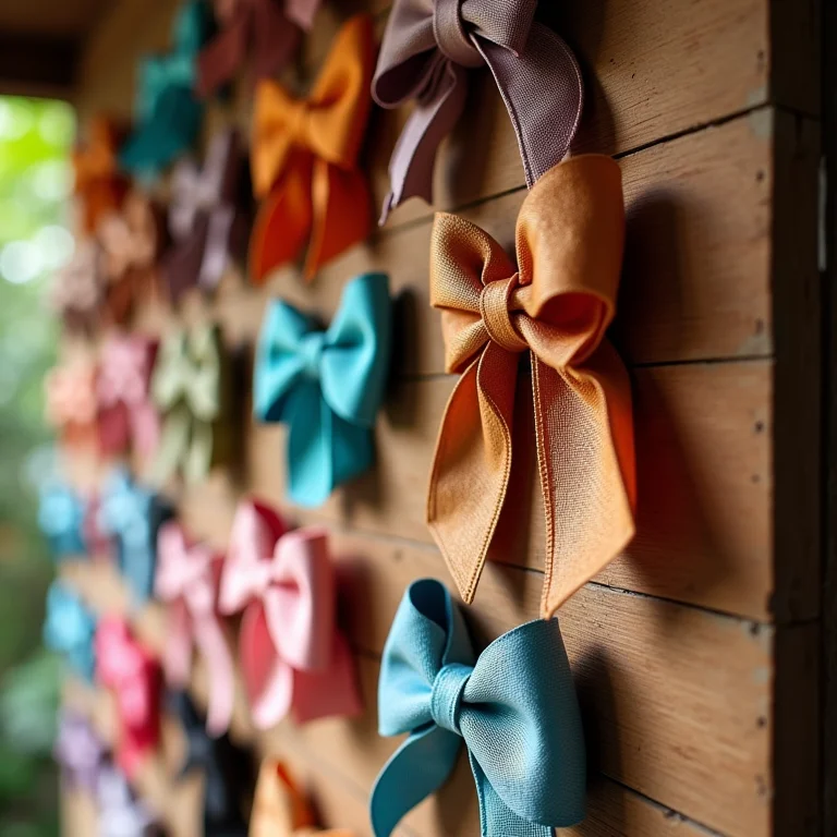 Modelos criativos de gravatas borboleta de fita