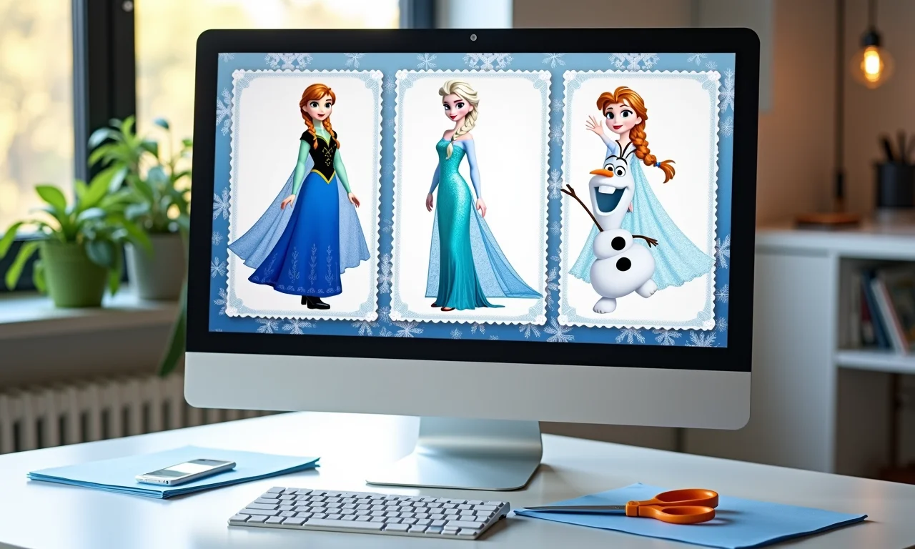 Moldes dos personagens da Frozen para imprimir.