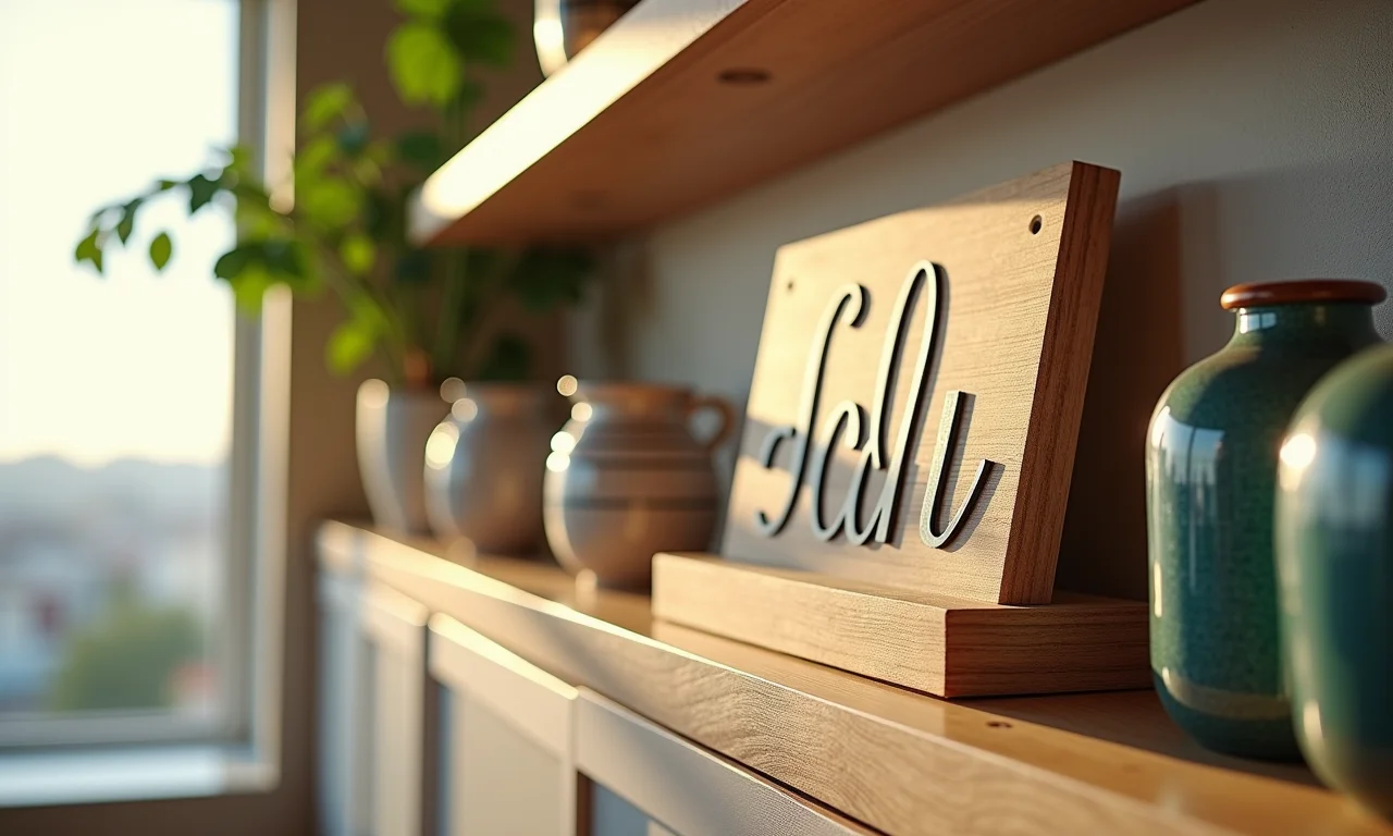 Objetos decorativos personalizados contam a história do morador.