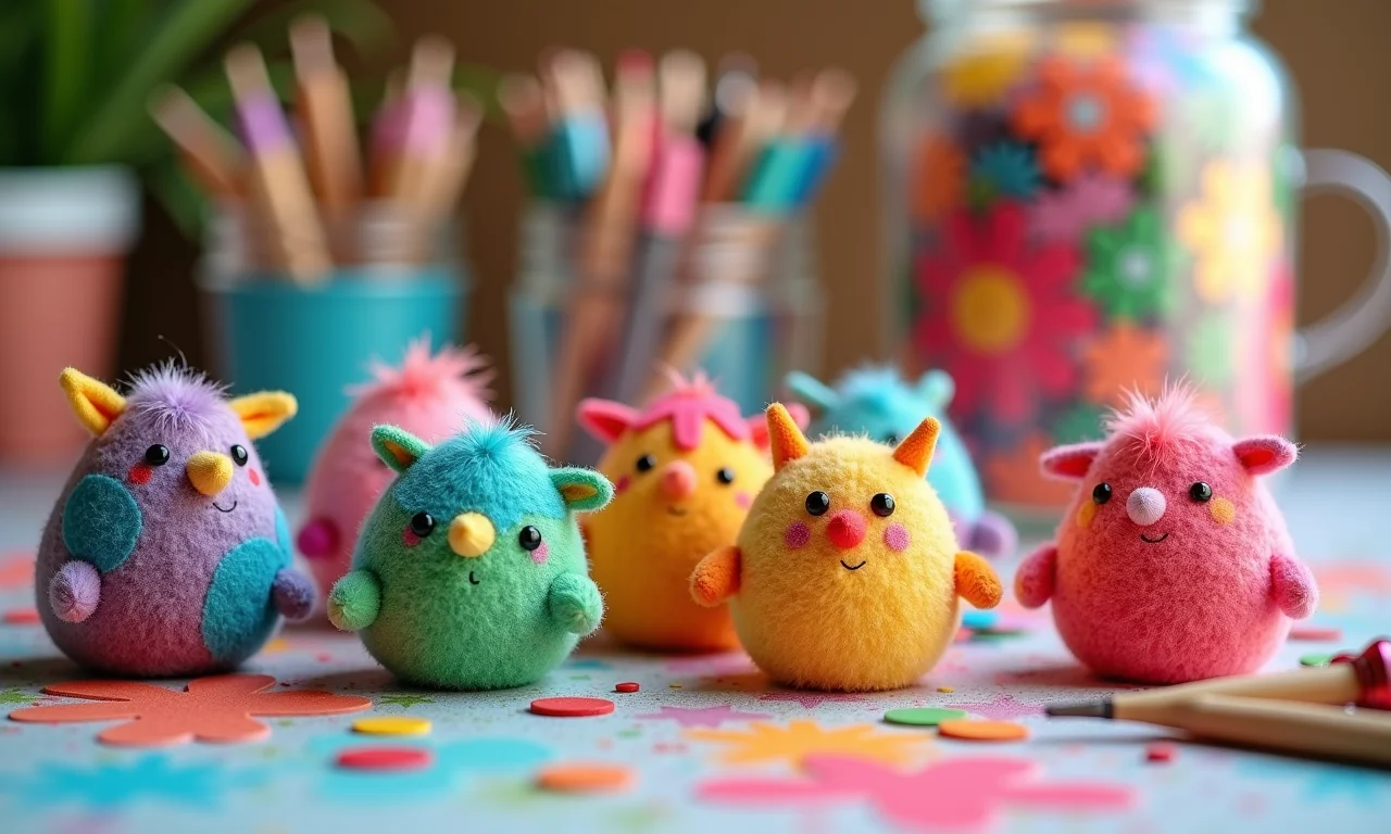 Oficinas criativas como lembrancinha: kits de artes e projetos DIY.