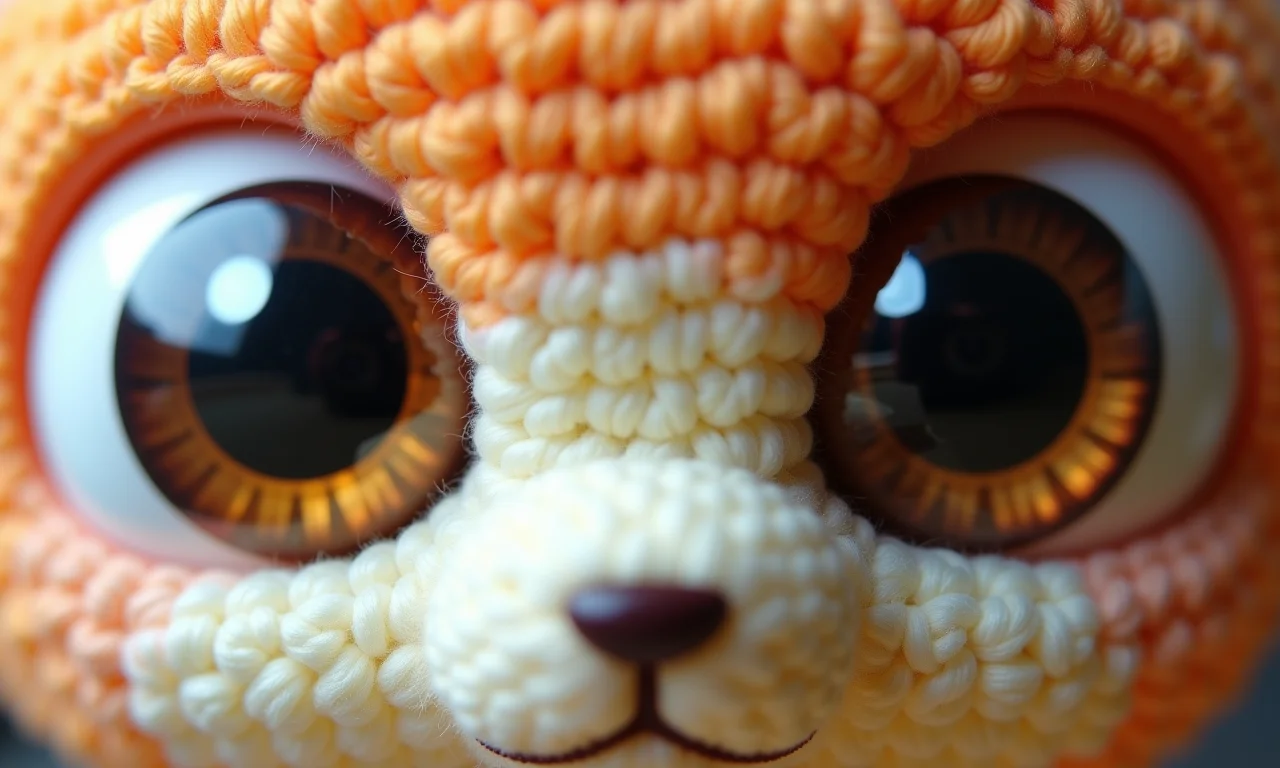Olhos de segurança de diferentes tamanhos para amigurumi.