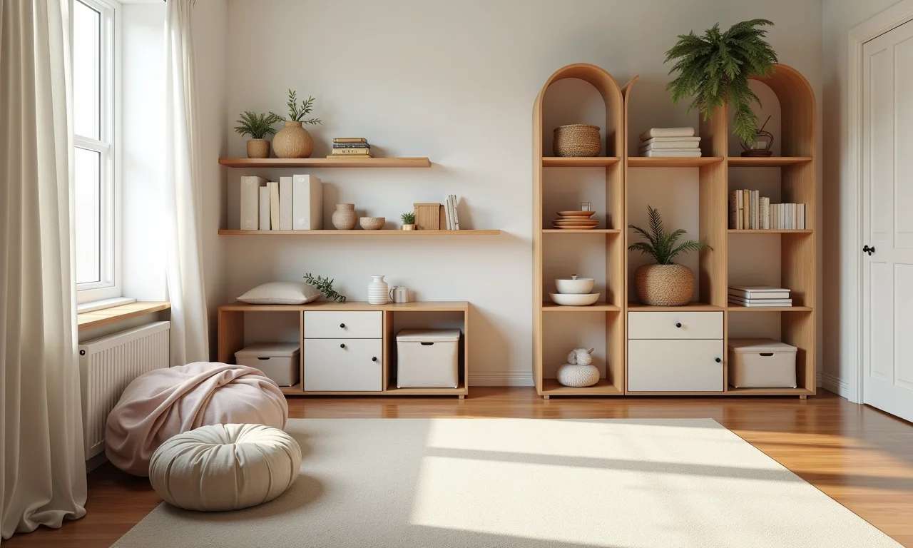 Organizadores criativos mantêm tudo em ordem com charme e estilo.