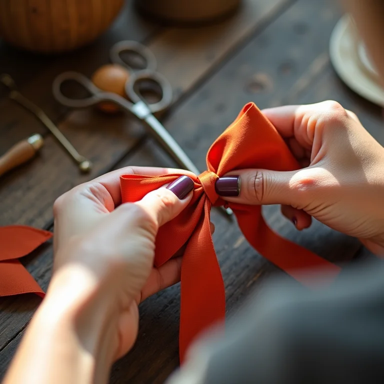 Passo a passo: criando sua gravata borboleta de fita